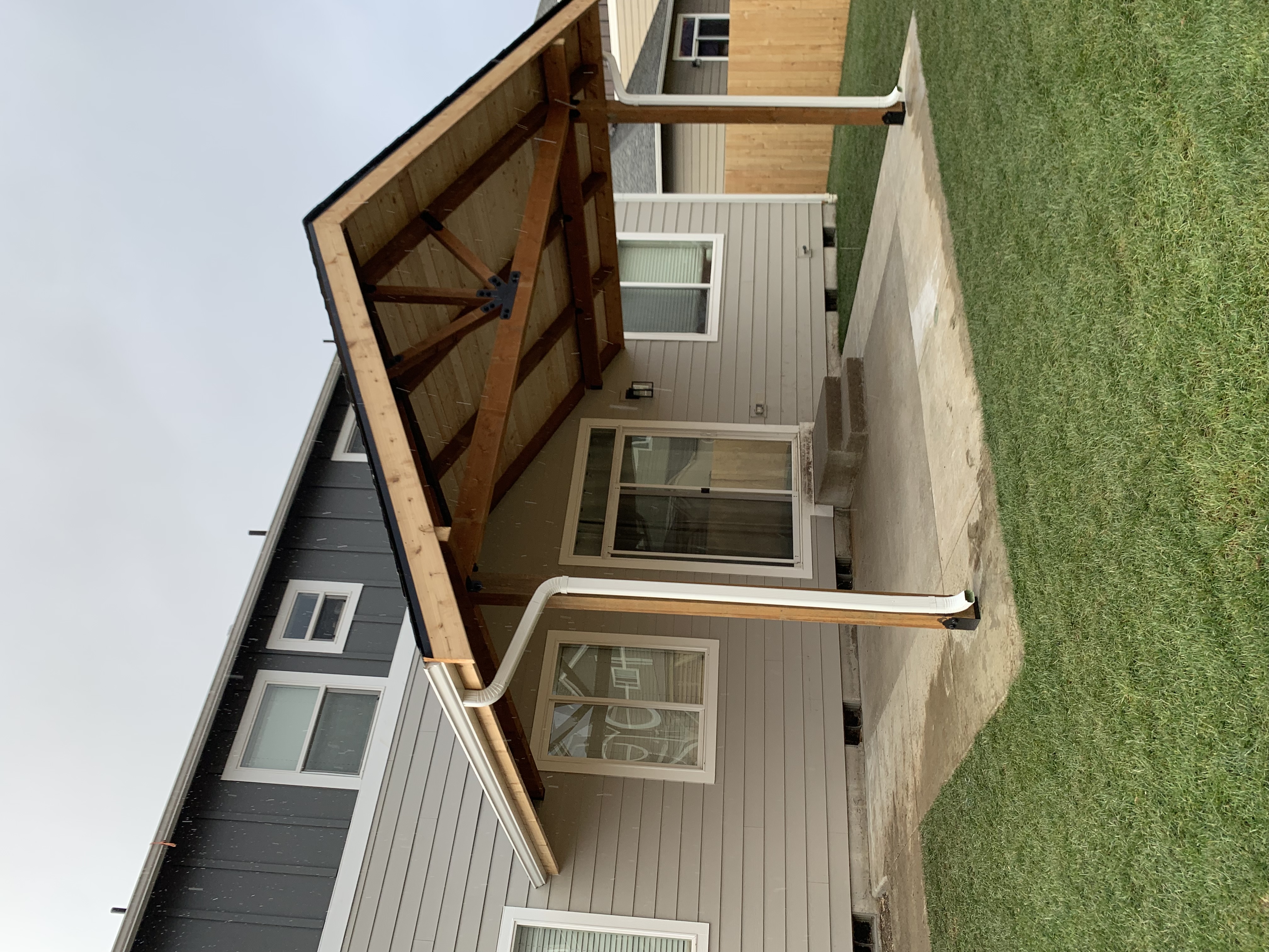 Completed Graham WA gable patio cover project